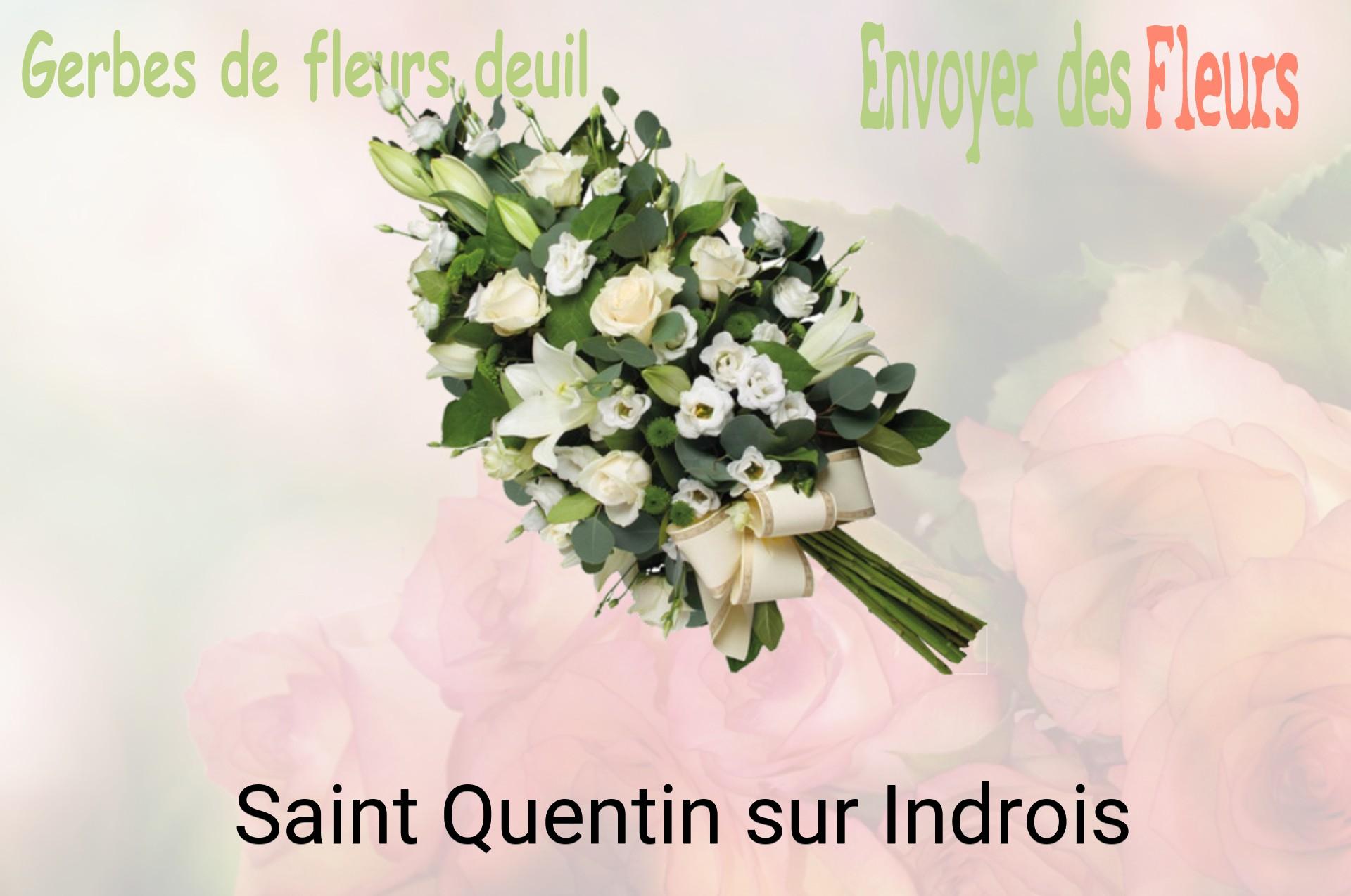 Gerbe de fleurs de deuil livrée à Saint-Quentin-sur-Indrois